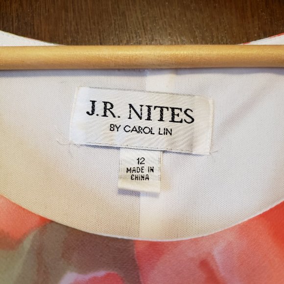 J.R. Notes by Carol Lin floral tiered dress - Picture 2 of 14